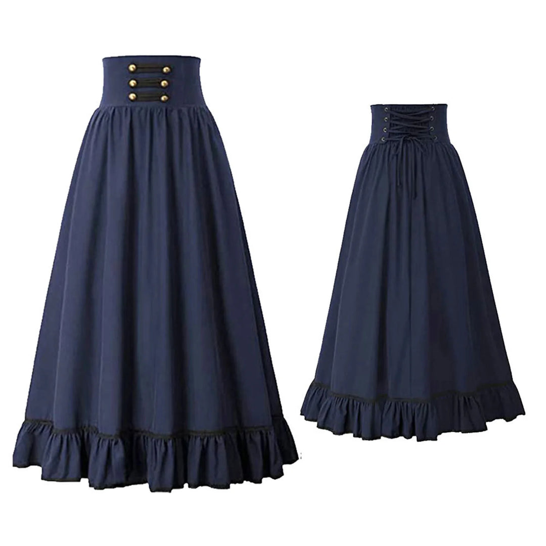 Renaissance Fishtail Retro A-Line Skirt