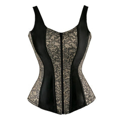 Renaissance Corset: Strapped Satin Overbust - Battling Blades