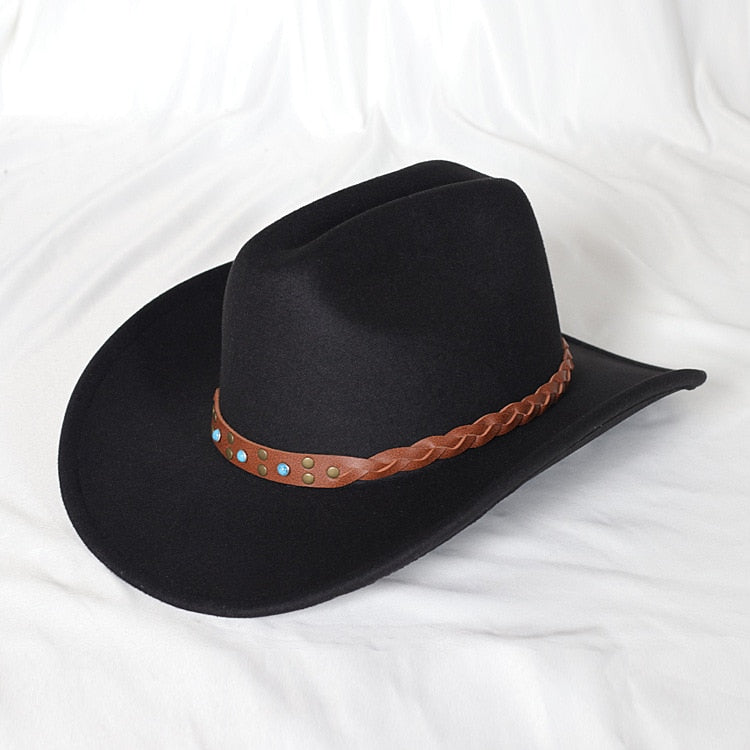 Regal Renaissance Leather Brim Hat