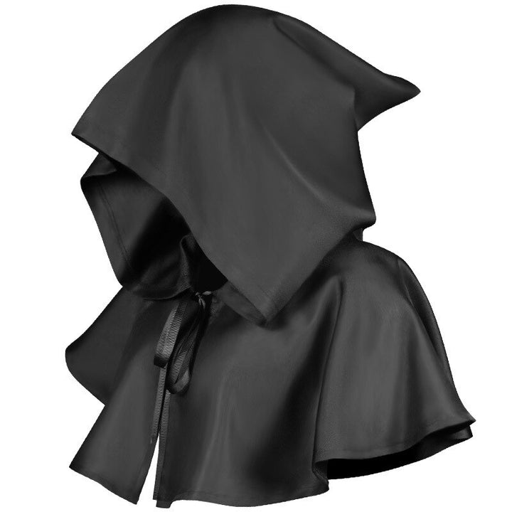 Mystic Enchanter's Cloak: Medieval Wicca Hooded Mantle