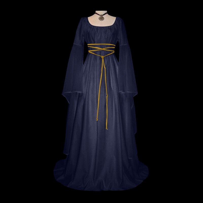 Medieval Retro Gothic Maxi Dress | Battling Blades
