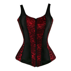 Renaissance Corset: Strapped Satin Overbust - Battling Blades