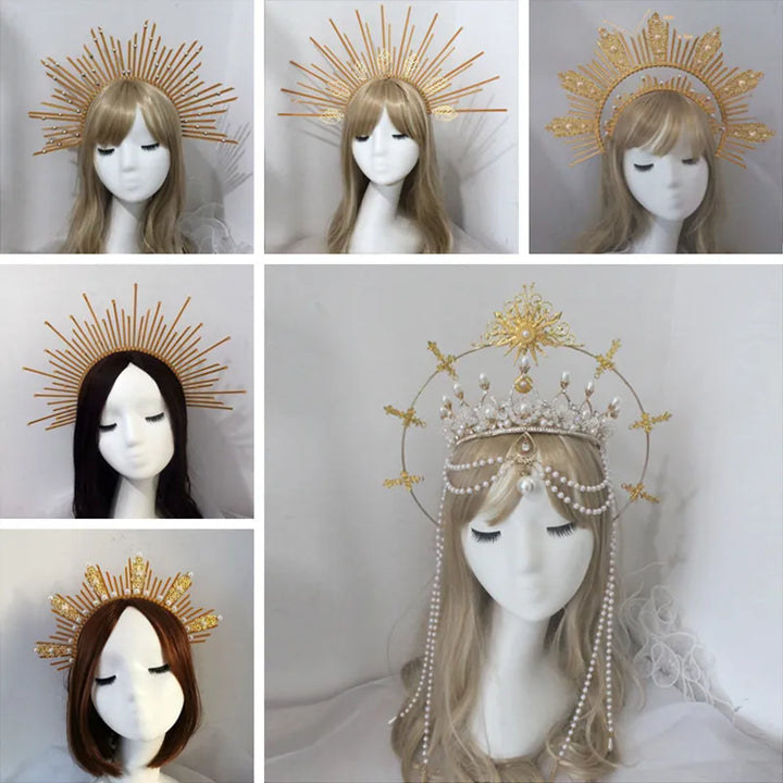 Renaissance Sun Goddess Baroque Crown