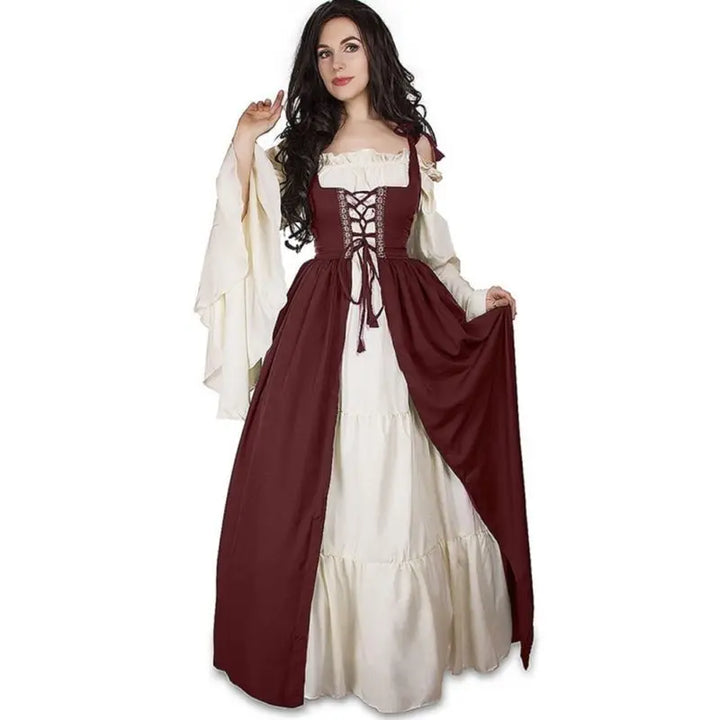 Victorian Over Suit Dress Vest - Renaissance Maxi Dress