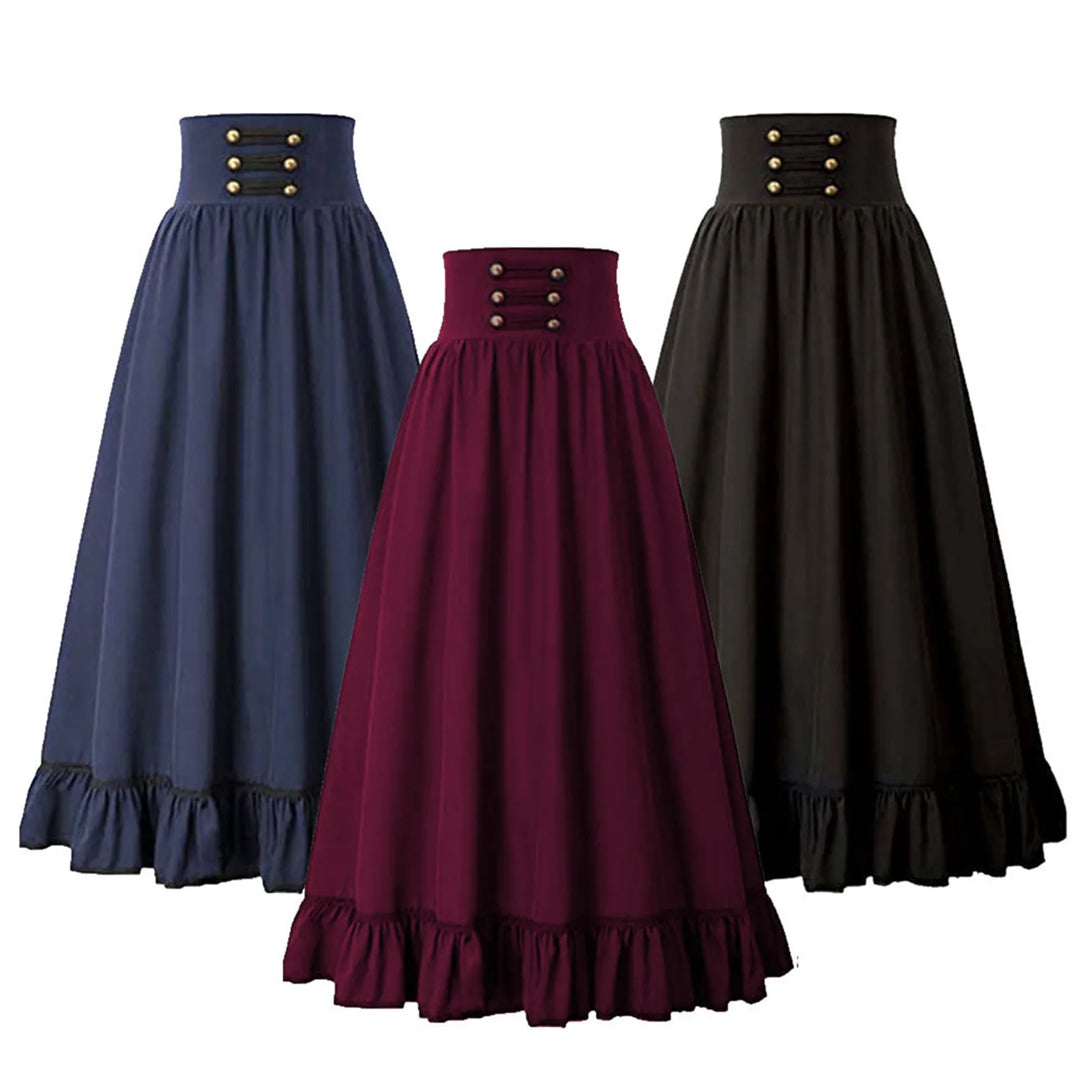 Renaissance Fishtail Retro A-Line Skirt