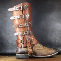 Leg Armor - Renaissance Greaves - Half Chaps- Gaiter- Shoe and Boot Cover - Battling Blades