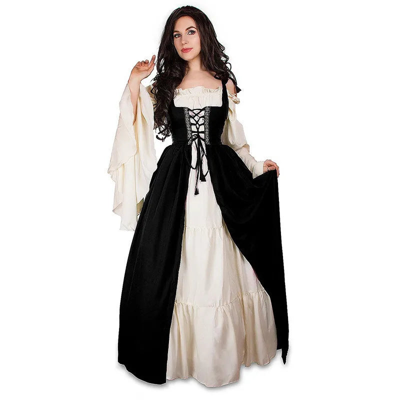 Victorian Over Suit Dress Vest - Renaissance Maxi Dress