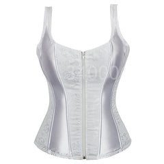 Renaissance Corset: Strapped Satin Overbust - Battling Blades