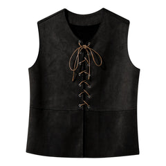 Medieval Renaissance Lace-Up Vest - Kids Halloween Costume - Battling Blades