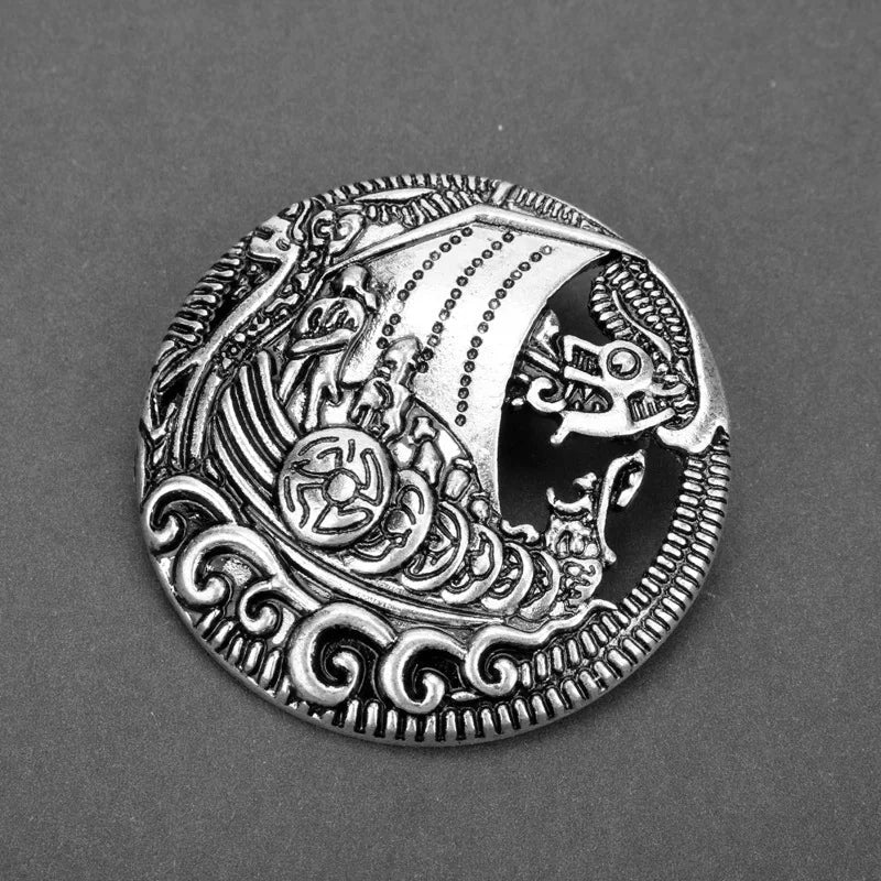 Viking Shield Brooches Pin - Nordic Pin