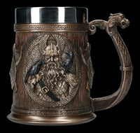 Medieval Odin Vintage Mug - Norse Mythology Mug
