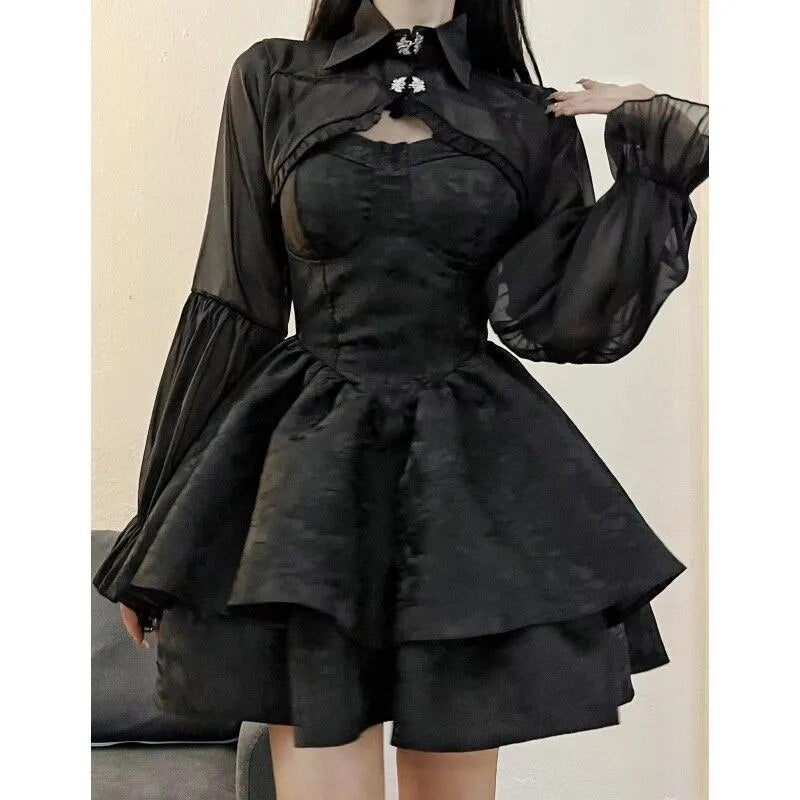 Renaissance Gothic Harajuku Dress