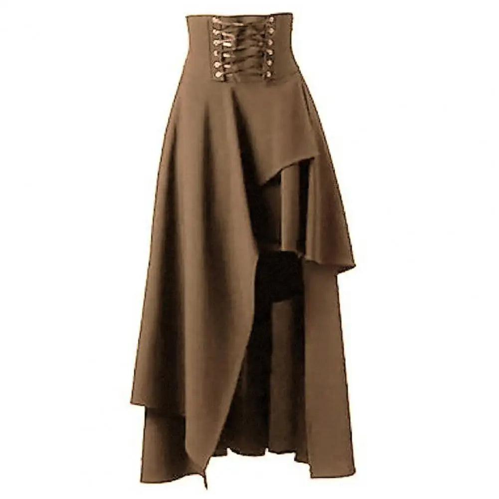 Medieval Renaissance Gothic Steampunk Pirate Maxi Skirt