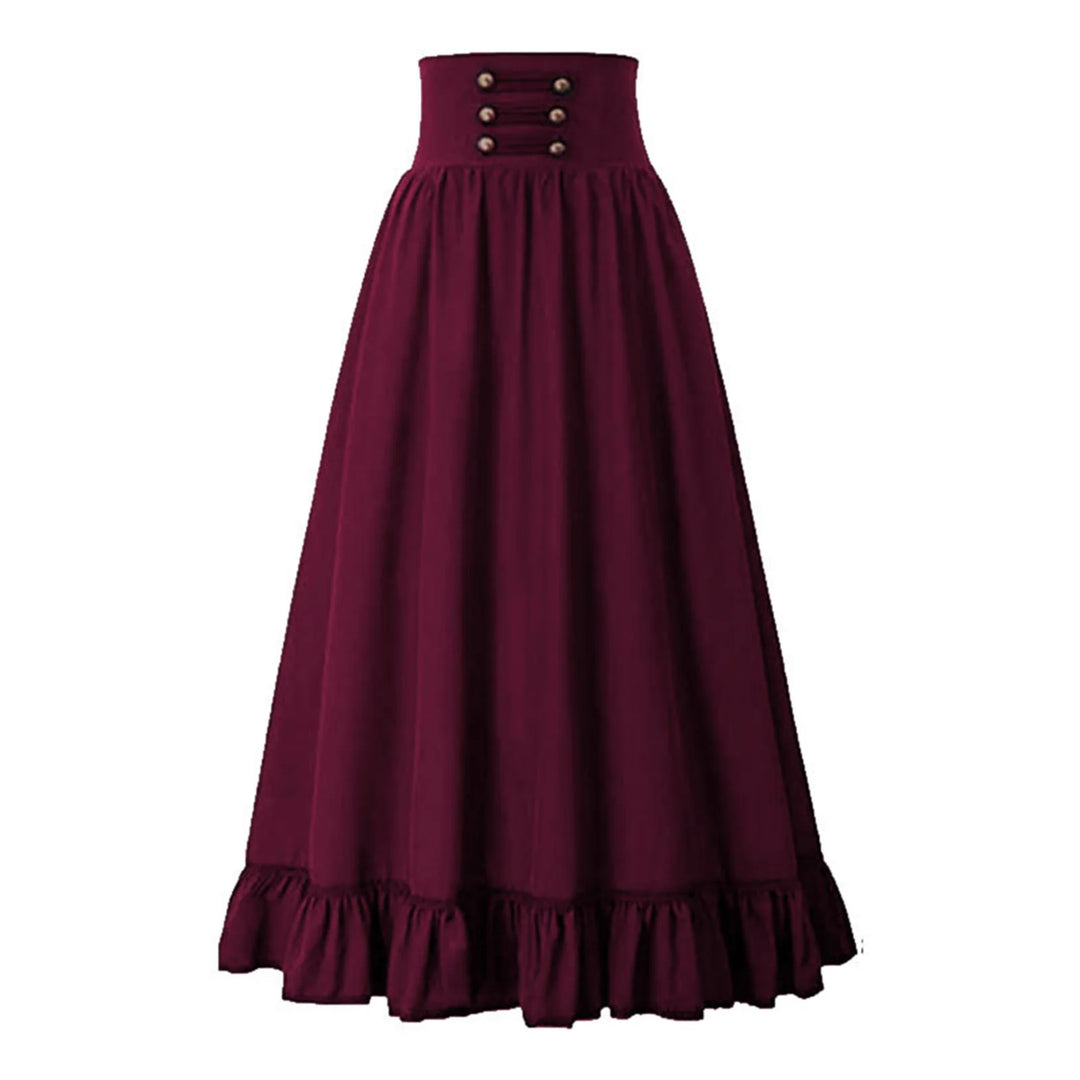 Renaissance Fishtail Retro A-Line Skirt