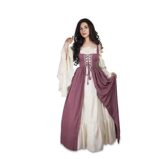 Victorian Over Suit Dress Vest - Renaissance Maxi Dress