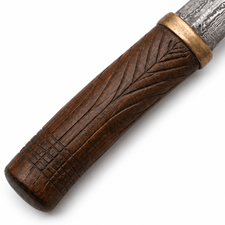 Seax- Damascus Steel Viking Knife- 18" - Battling Blades