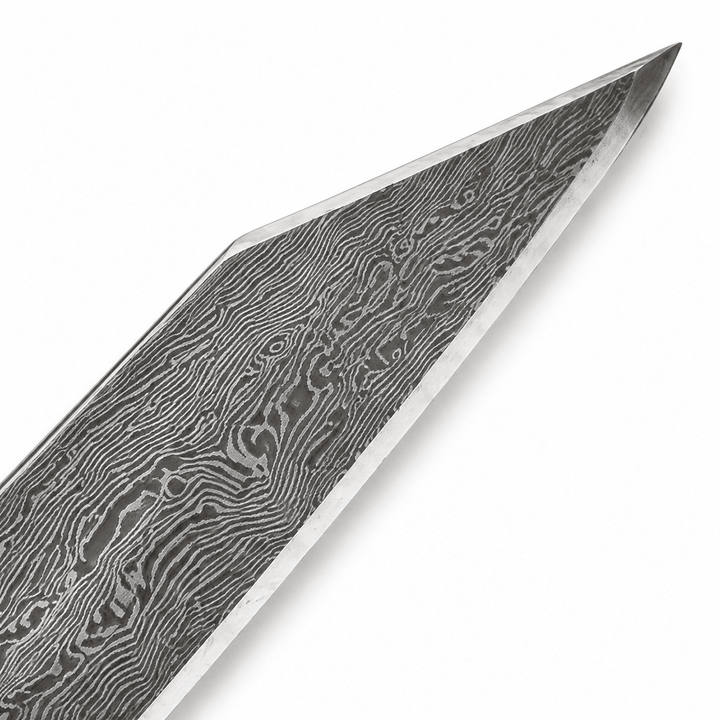 Seax- Damascus Steel Viking Knife- 18" - Battling Blades