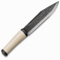 Seax Knife with Bone Handle- 1095 Steel- 18" - Battling Blades
