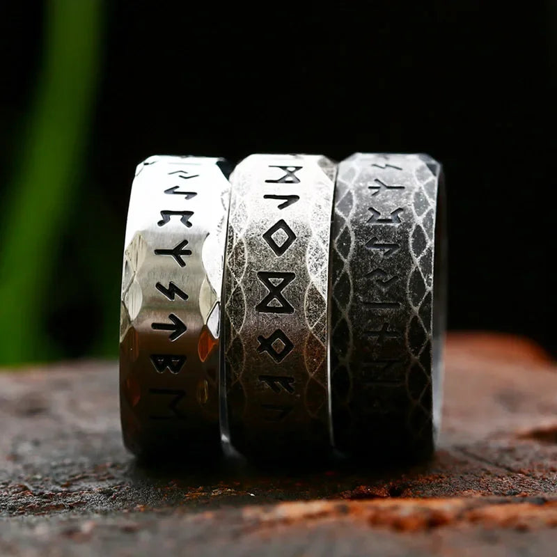 Vintage Odin Norse Viking Amulet - Rune Rings