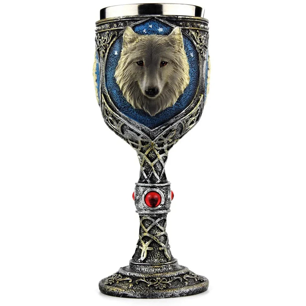 Viking Wolf Mug - Medieval Goblet