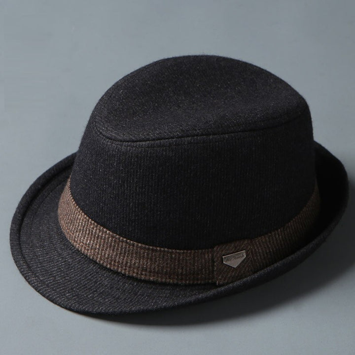 Medieval Majesty: Vintage Wide Brim Wool Felt Hat