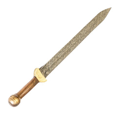 Gladius Sword- High Carbon Damascus Steel Sword- 29"- Gladiator/ Roman Sword - Battling Blades