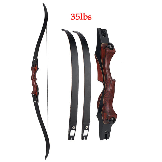 25-50lbs Wood Laminated Recurve Bow