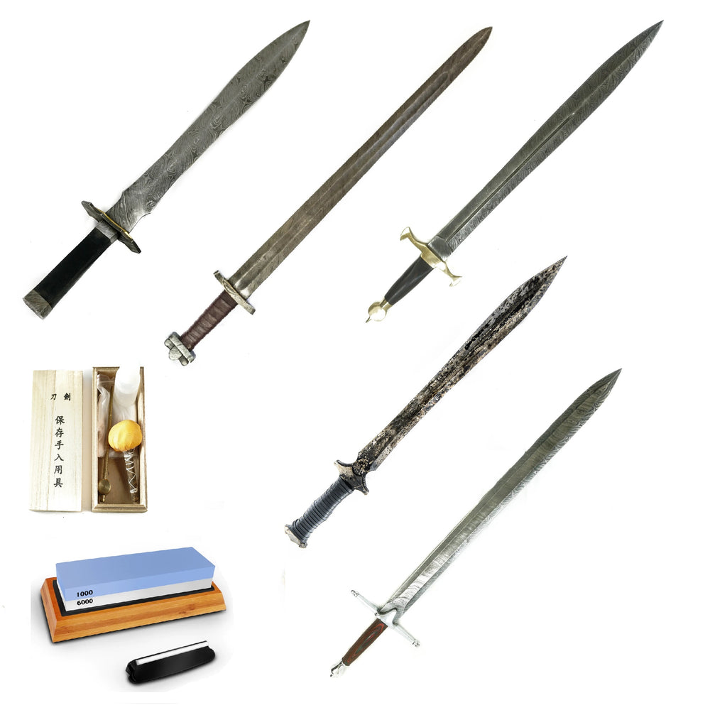 Viking Sword Bundle-  Five Viking Swords and More