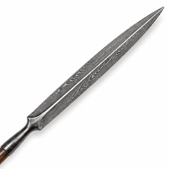 Yari - Damascus Steel- Japanese Spear - 74" - Battling Blades