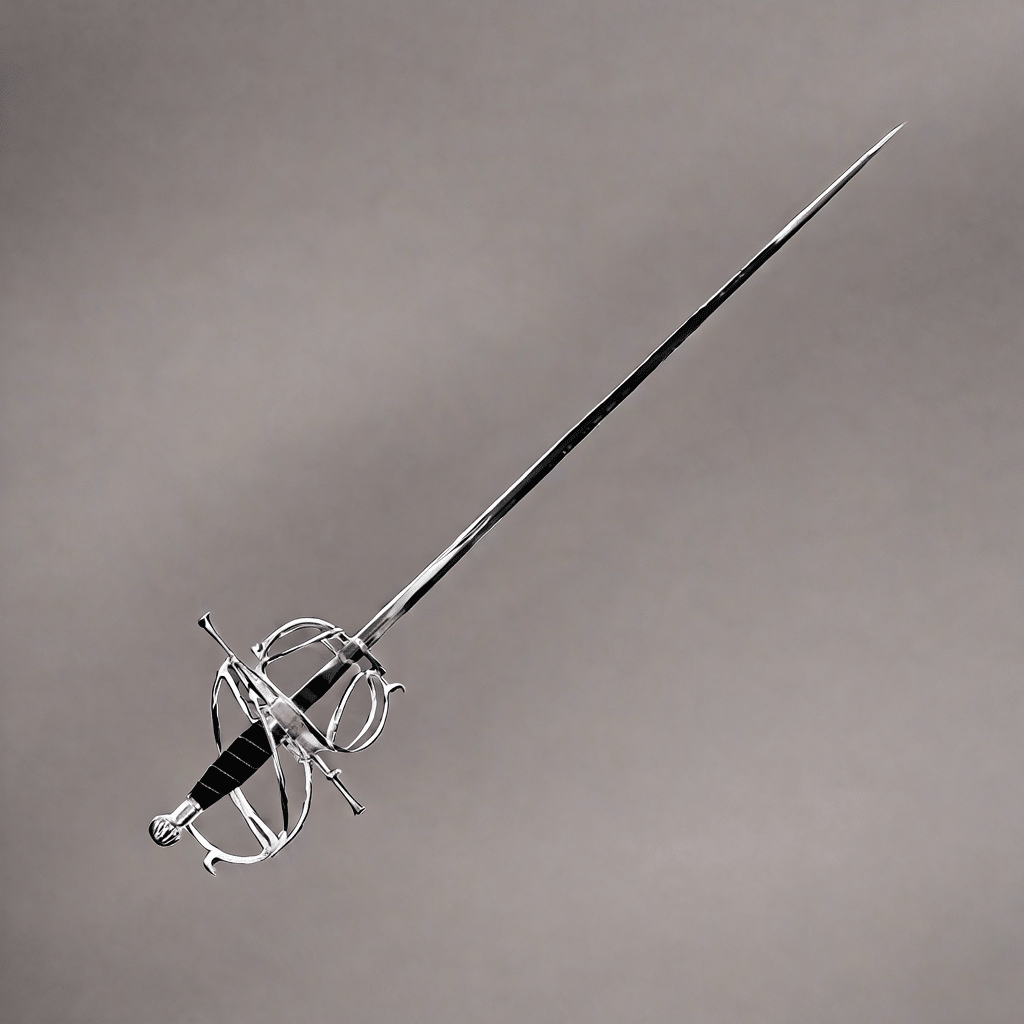 Rapier Sword- Swept Hilt- Stainless Steel-47" - Battling Blades