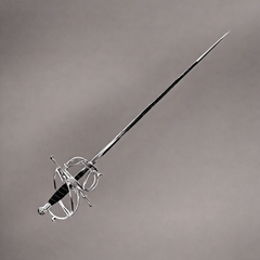 Rapier Sword- Swept Hilt- Stainless Steel-47" - Battling Blades
