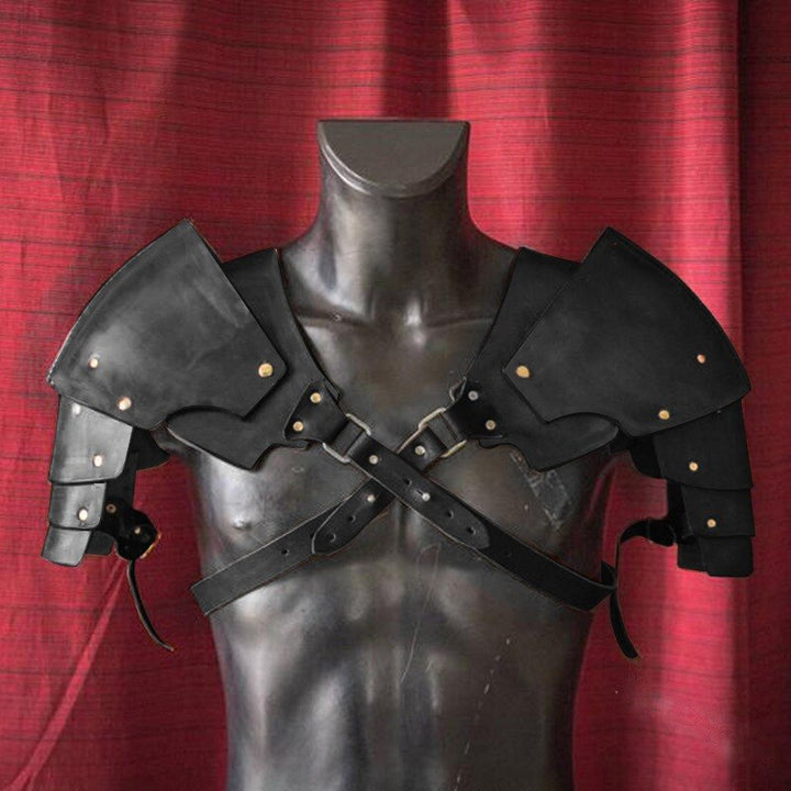 Adult Medieval Pirate Cosplay Costume Fantasy Accessory Halloween Body Chest Belt Harness Leather Armour Tops Outfit for Women