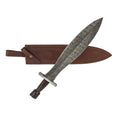 Greek Xiphos Sword- High Carbon Damascus Steel- 24" Battle Ready