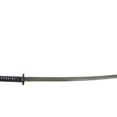Katana- High Carbon 1095 Steel Sword- Black and White - Battling Blades