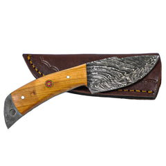 Skinner Knife- Skinning Knife- High Carbon 1095 Steel - 7" - Battling Blades