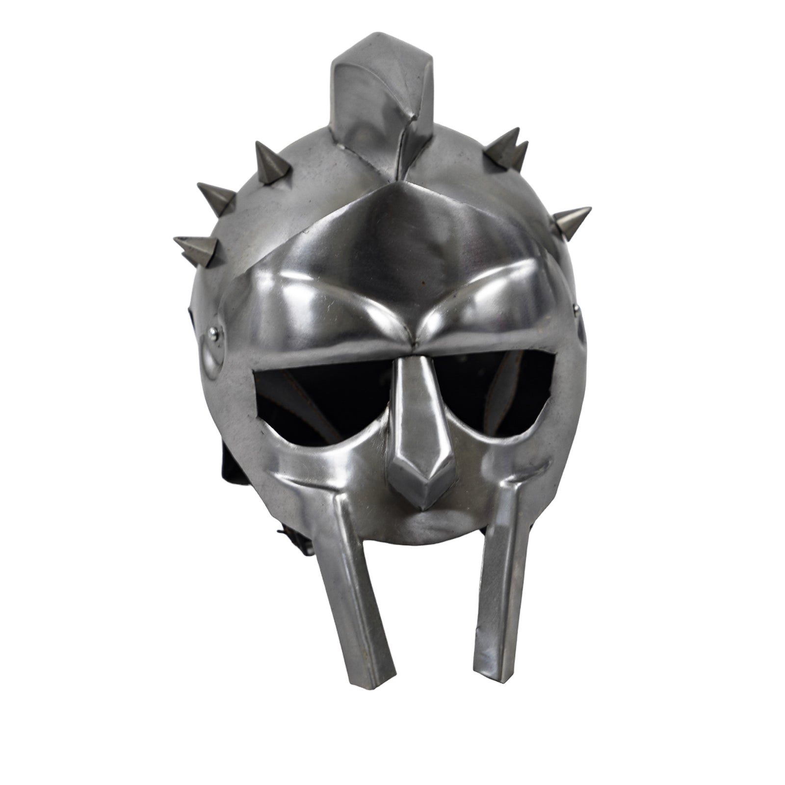 Gladiator Helmet- Metal Helmet- Spike Helmet - Battling Blades