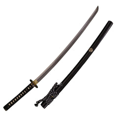 Katana Sword- Highest Grade- High Carbon 1095 Steel Sword with Clay Temper Blade- 40.5" - Battling Blades
