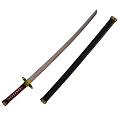 Red Katana Sword- Handmade High Carbon 1095 Steel Sword- 40.5" - Battling Blades
