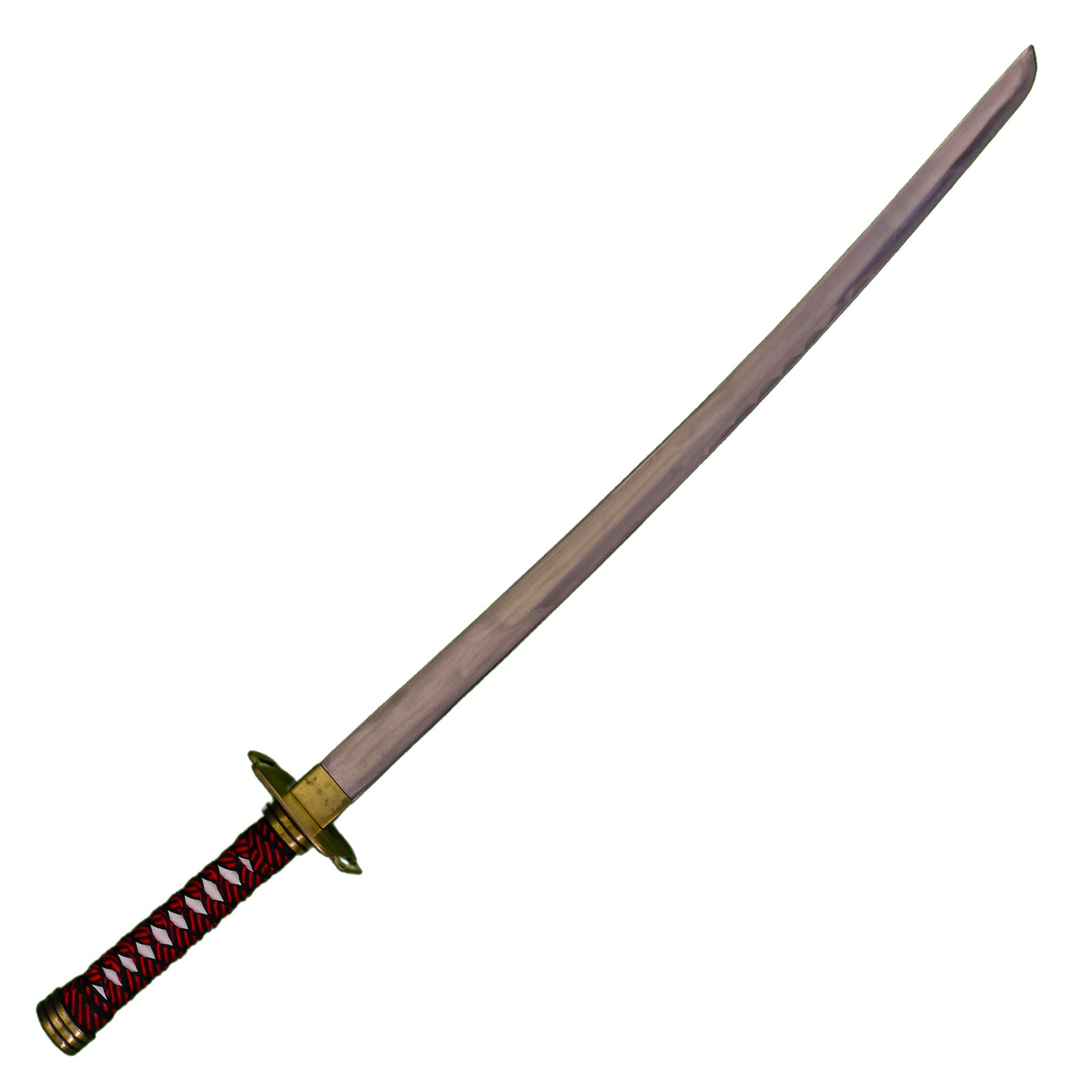 Red Katana Sword- Handmade High Carbon 1095 Steel Sword- 40.5" - Battling Blades