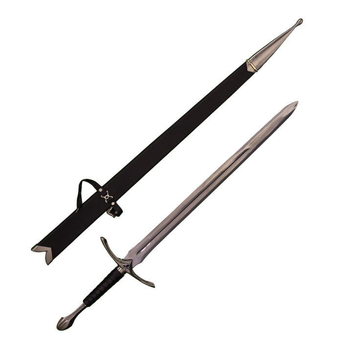 Black Longsword- Black Sword- Stainless Steel - 37"