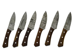 Steak Knife- High Carbon Damascus Steel Blade - Battling Blades