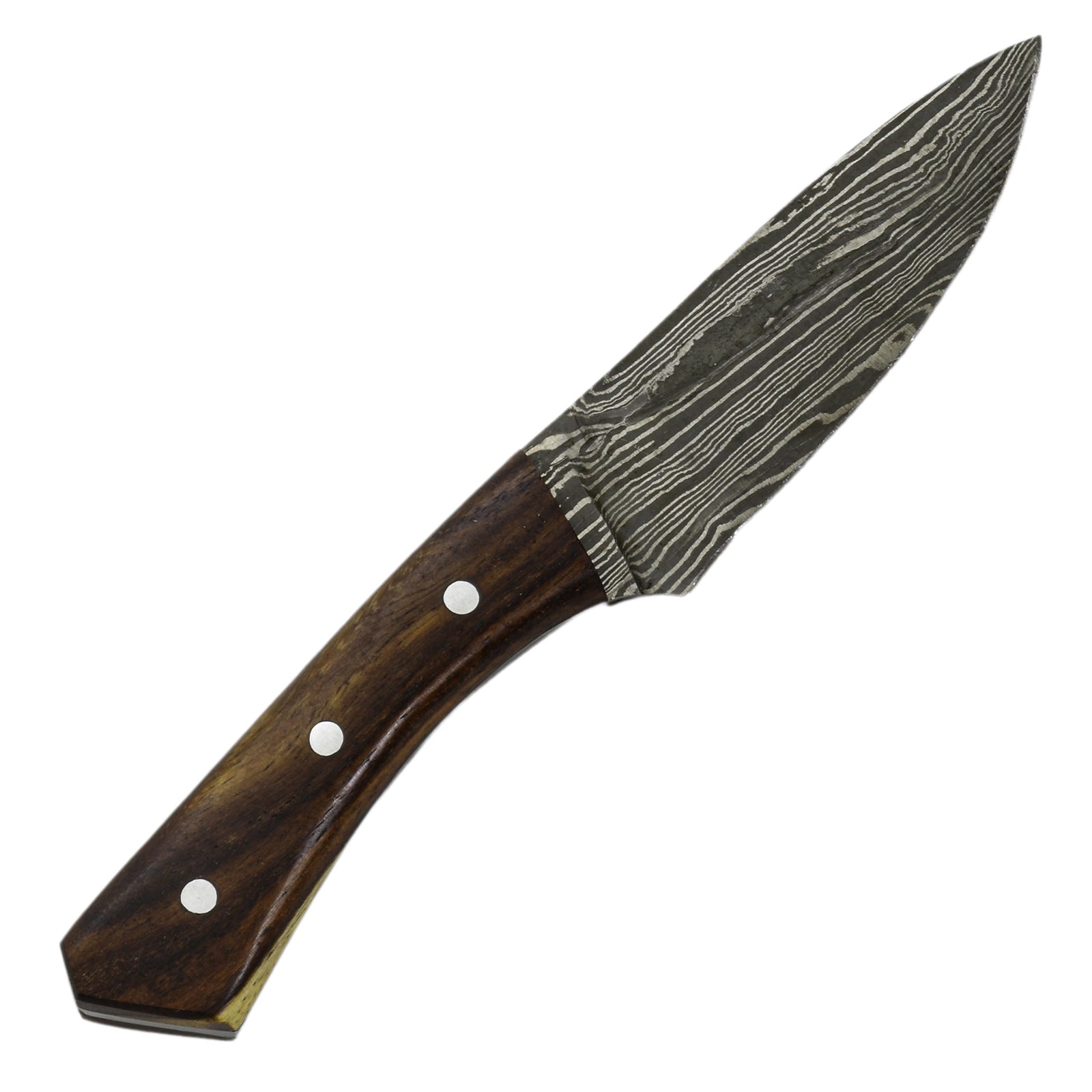 Steak Knife- High Carbon Damascus Steel Blade - Battling Blades