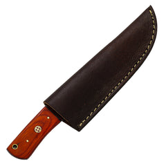 Skinning Knife- High Carbon Damascus Steel- 9" - Battling Blades