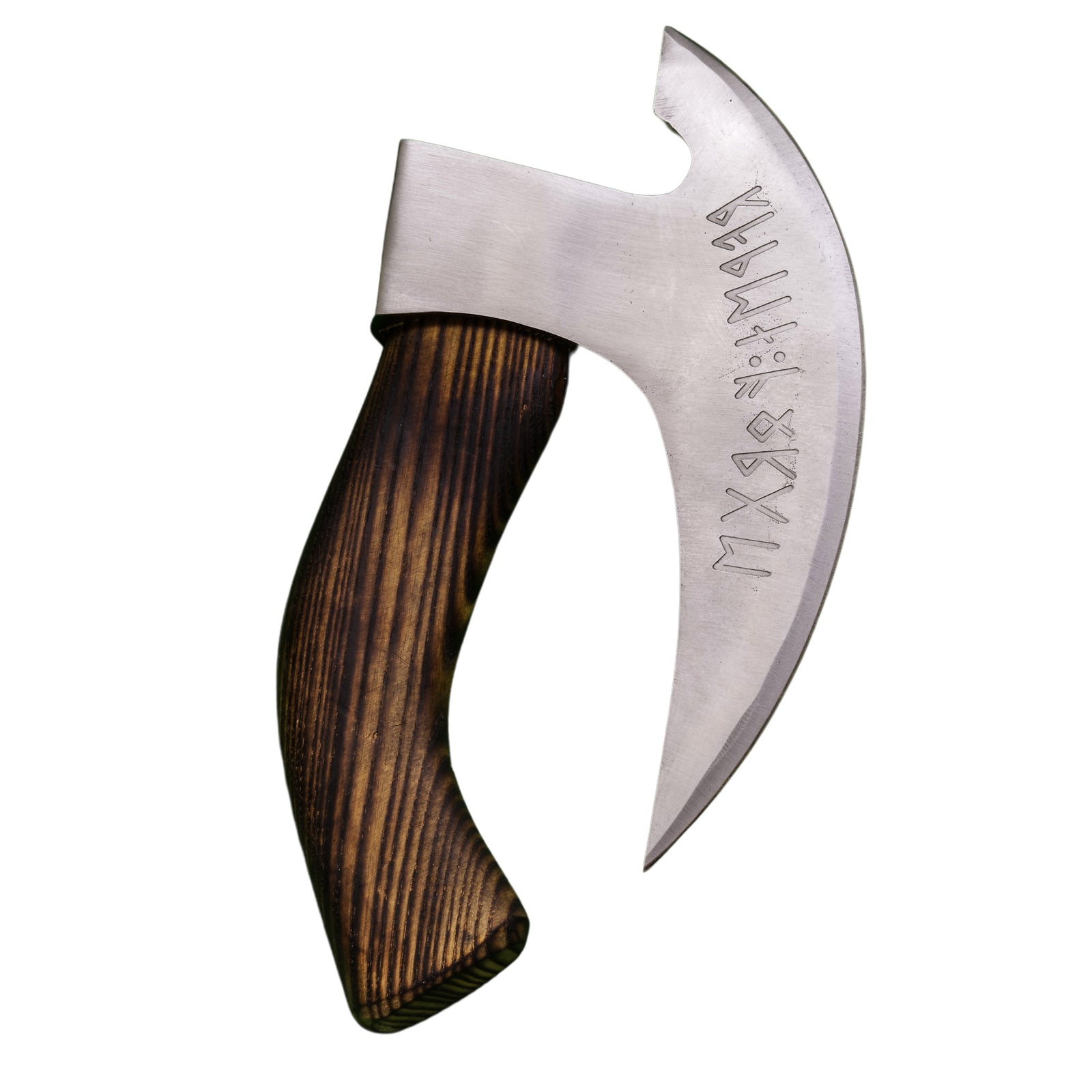 Pizza Rocker Knife- Pizza Cutter- Mezzaluna- 1095 Steel Kitchen Knife - Battling Blades