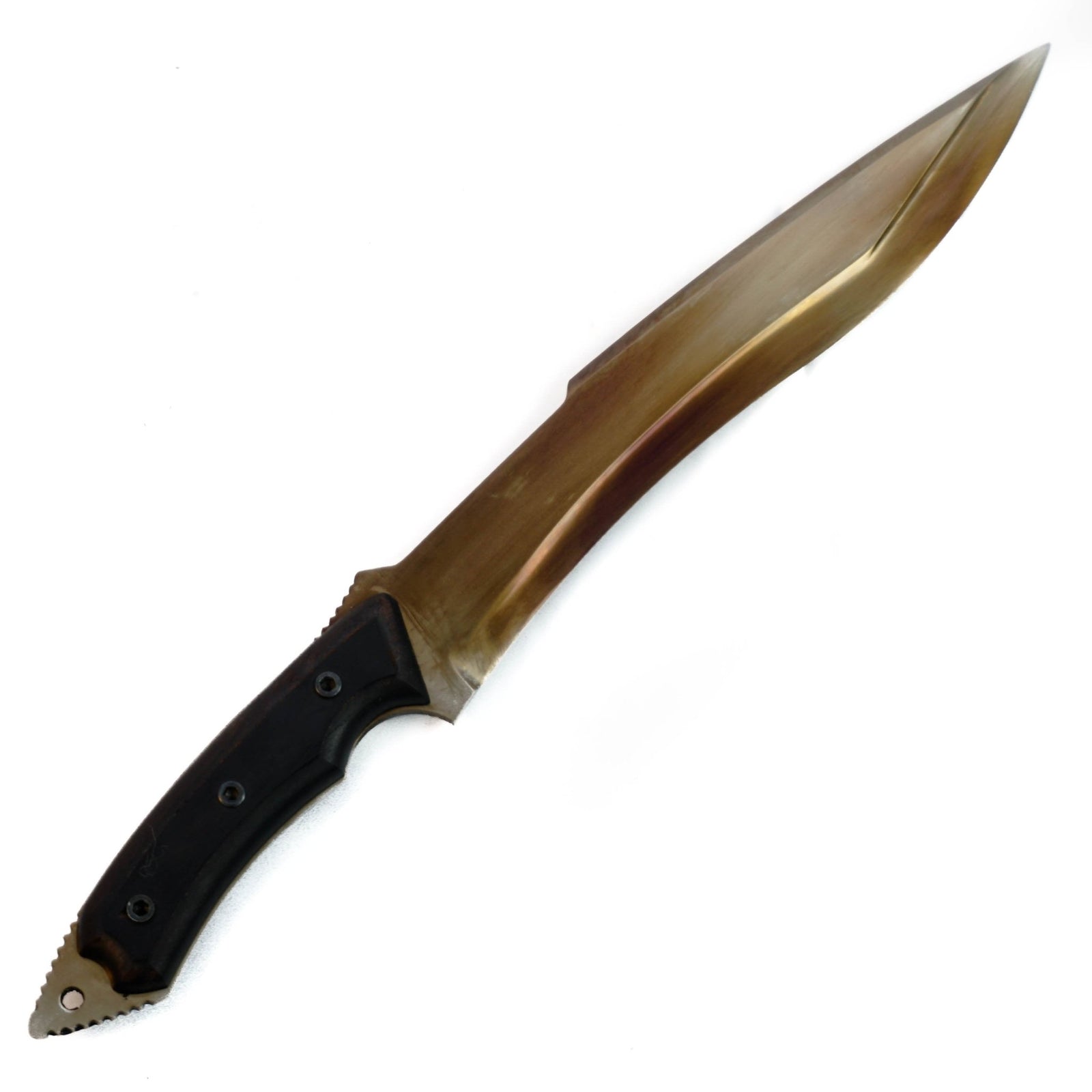 Bowie Knife- Handmade 1095 Steel Machete/ Knife/ Sword- 17" - Battling Blades