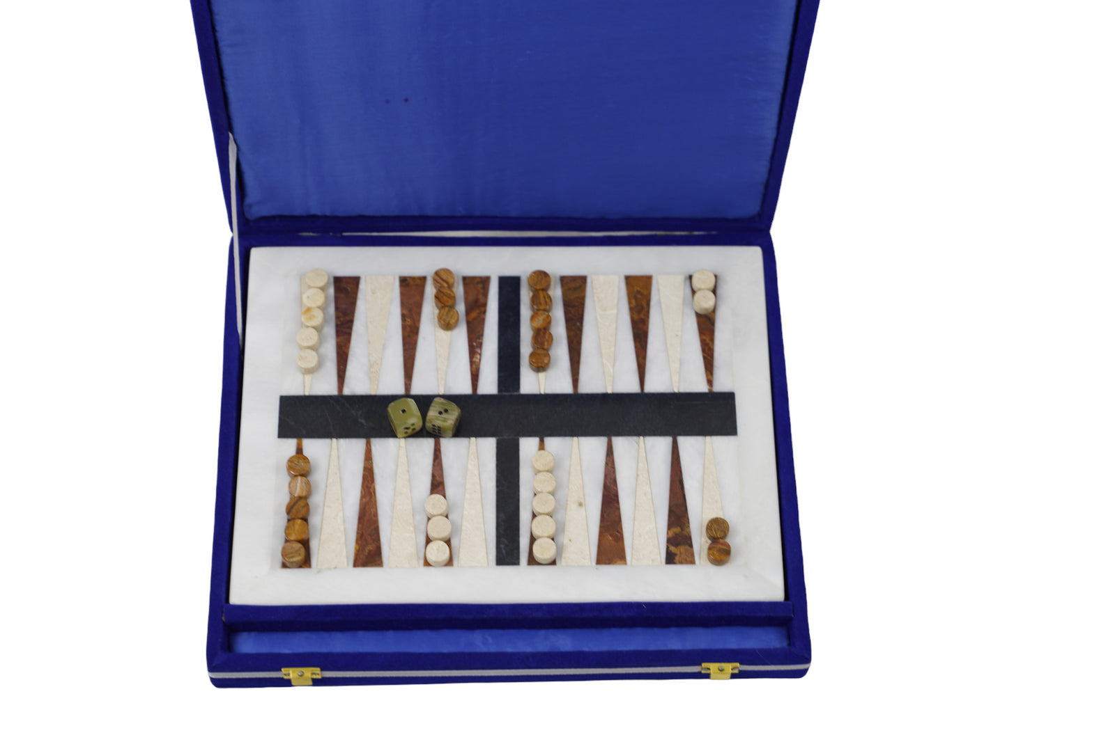 Backgammon- White and Coral- 11x15" - Battling Blades