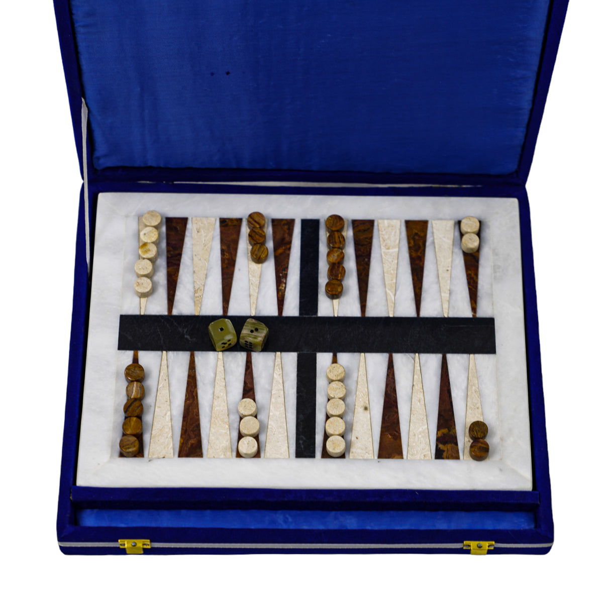Backgammon- White and Coral- 9"x12" - Battling Blades