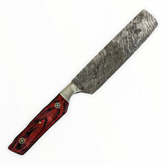 Kitchen Knife Set- Seven Knife Damascus Steel Set - Battling Blades