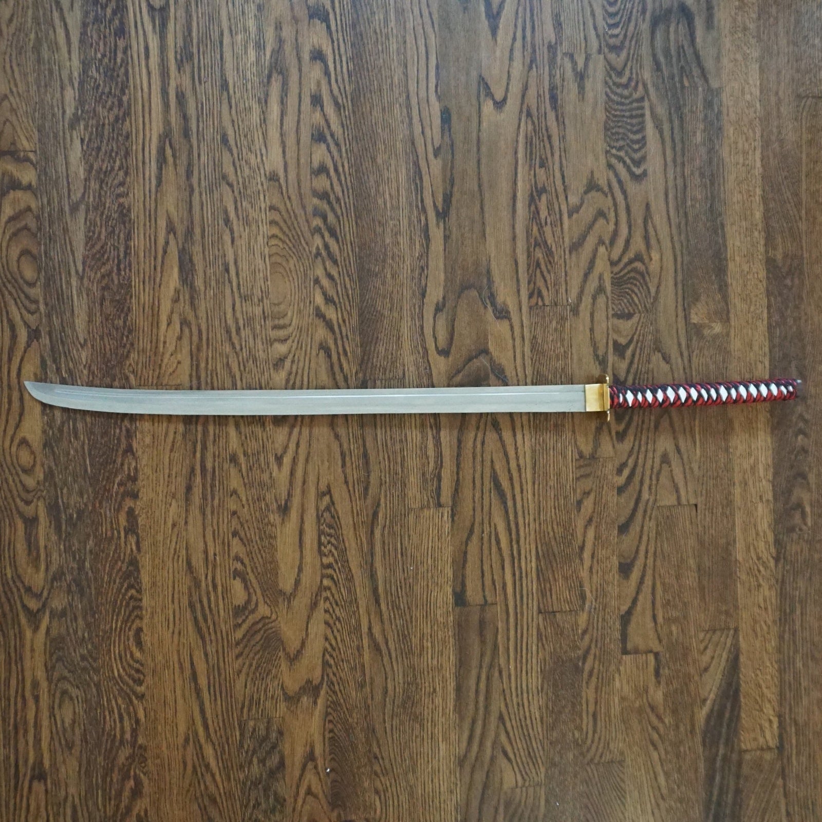 Red Katana Sword- Handmade High Carbon 1095 Steel Sword- 40.5"- Samurai Sword - Battling Blades