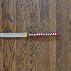Red Katana Sword- Handmade High Carbon 1095 Steel Sword- 40.5"- Samurai Sword - Battling Blades